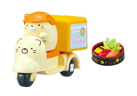 Food delivery themed Sumikkogurashi Re-Ment blind box set of 6 4