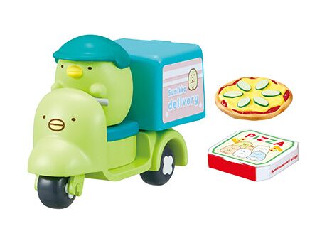 Food delivery themed Sumikkogurashi Re-Ment blind box set of 6 7