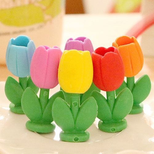 Free Gift Mothers Day flower erasers modeS4u