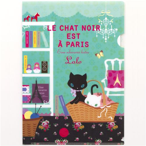 French style A4 plastic file folder kitty - modeS4u