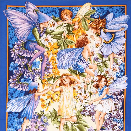 From Dawn Till Dusk Panel fairy tale fabric Michael Miller 5