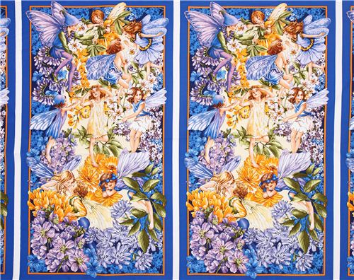 From Dawn Till Dusk Panel fairy tale fabric Michael Miller 7