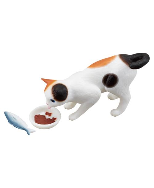 Gashapon small hungry cats at lunchtime random capsule toys 3