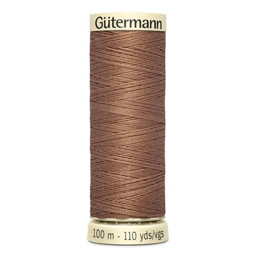 Fil  coudre Gtermann Sew-all marron brique n 444