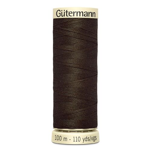 Gutermann Sew-all burnt brown thread 21