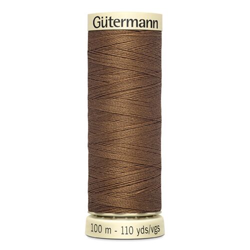 Fil  coudre Gutermann Sew-all marron chocolat n 124