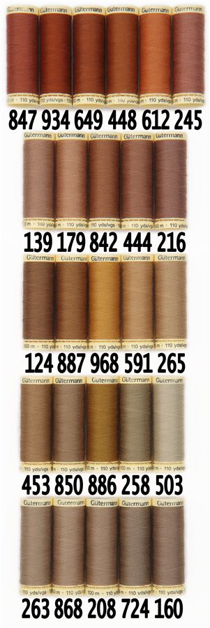 Gutermann Thread In Coffee Brown