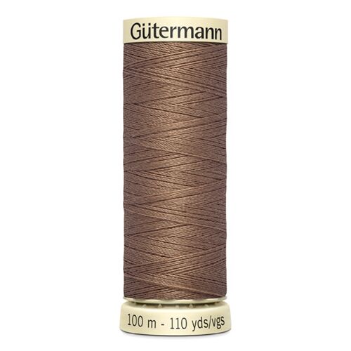 Gtermann Allesnher dunkelmandelfarbener Nhfaden 454