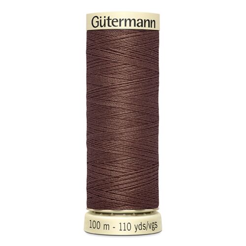 Fil  coudre Gtermann Sew-all marron macadamia fonc n 423