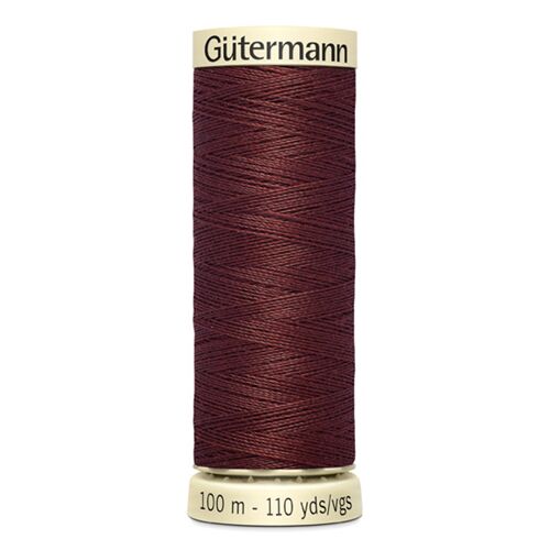 Hilo marrón caoba oscuro Coselotodo de Gutermann número 174