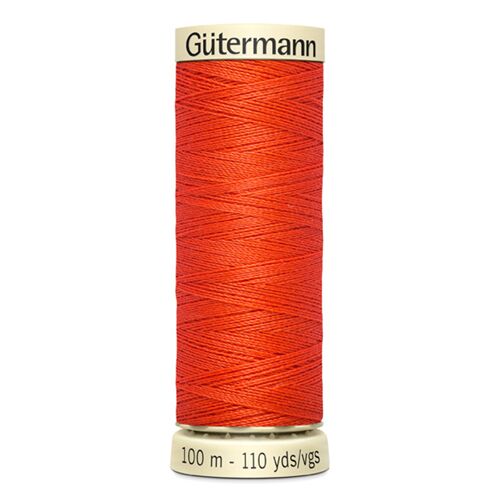 Hilo naranja oscuro vivo Coselotodo de Gutermann nmero 155