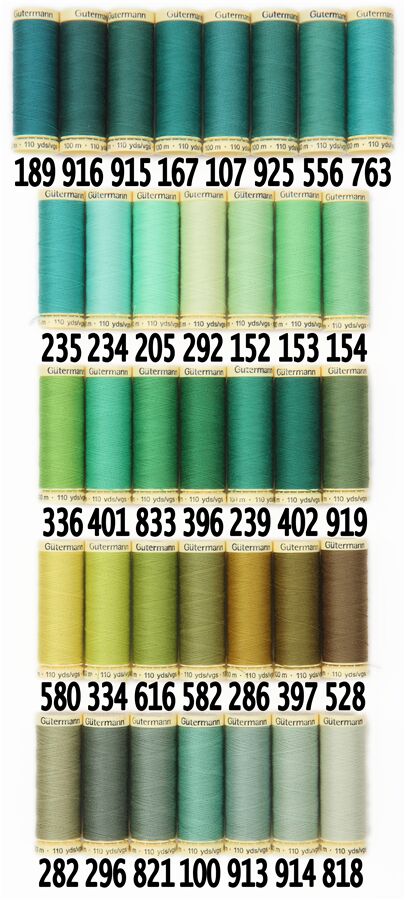 Gutermann Sew All Thread 100M 315 Colors 