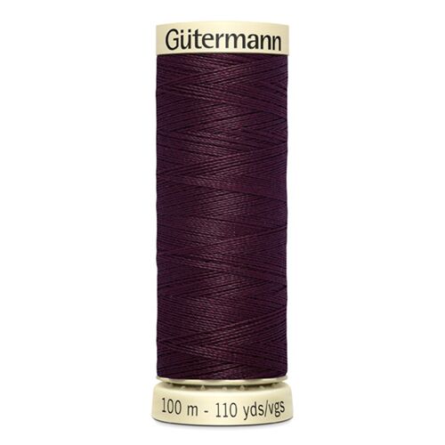 Hilo morado vino oscuro Coselotodo de Gutermann nmero 130