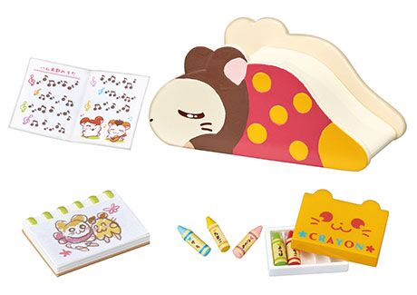 Hamutaro Room de Re-Ment caja sorpresa miniaturas set de 8 h�mster kawaii 8