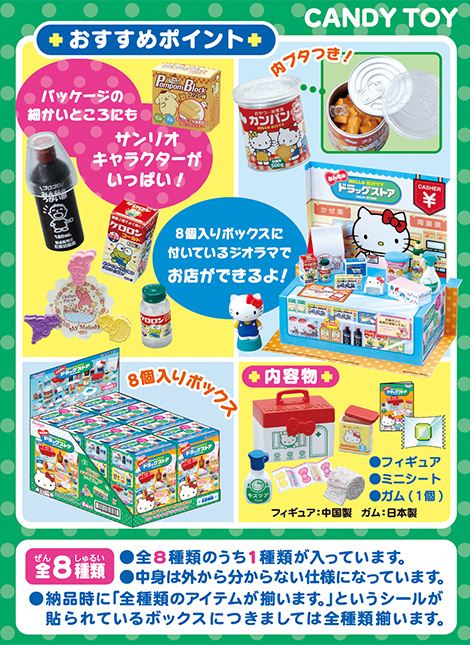 Hello Kitty Drug Store Re-Ment miniature blind box - modeS4u