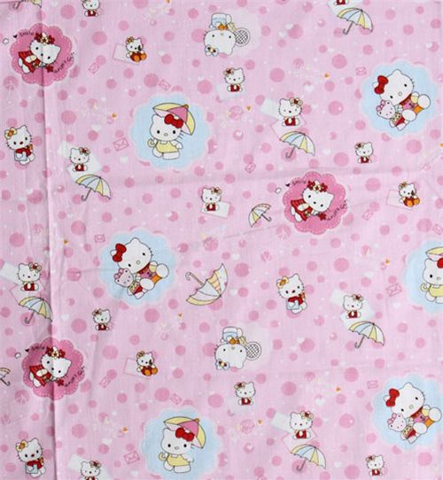 Hello Kitty Fabric leisure time Sanrio half yard 2