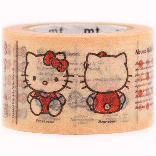 cute Hello Kitty encyclopedia dictionary mt Washi Masking Tape deco