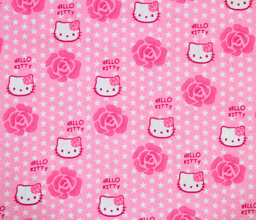 HELLO KITTY HOUSTON ASTROS FABRIC ( HALF YARD OR 1 YARD)