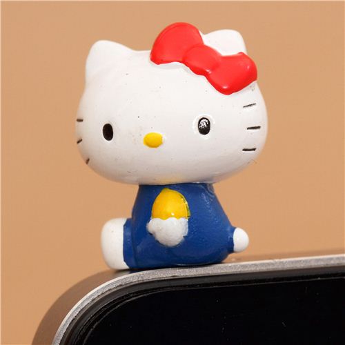 Hello Kitty red bow mobile phone plugy earphone jack modeS4u