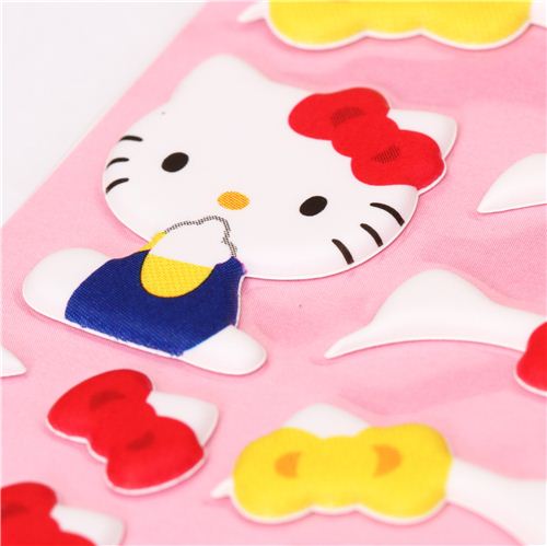 Hello Kitty sponge stickers and felt stickers from Japan - modeS4u