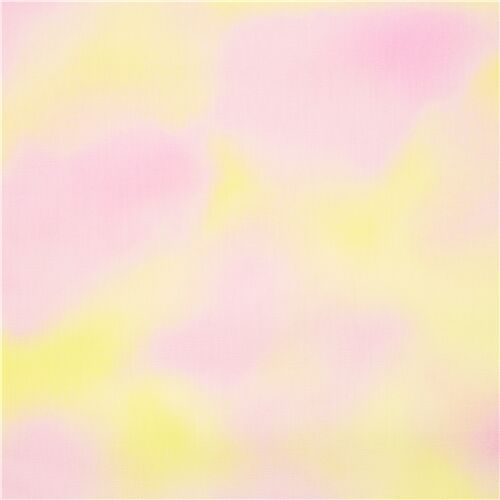 Yellow Cloudy Toned Abstract Marble Solid Fabric