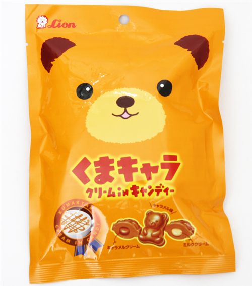 Teddy Bear Cream Caramel Candy SnacksFood Kawaii Shop modeS4u