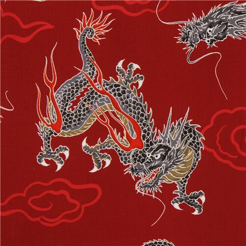 red japanese dragon