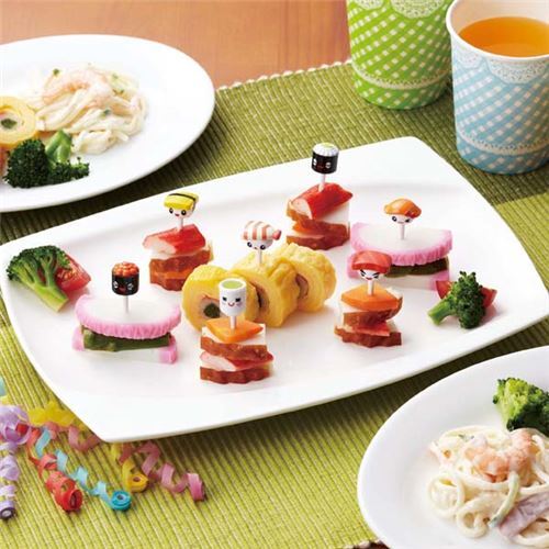 Japanese food picks for Bento Box Lunch Box modeS4u