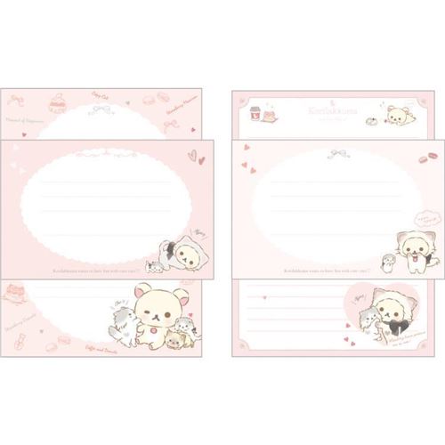 Japanese letter set with Korilakkuma Letter Sets Stationery