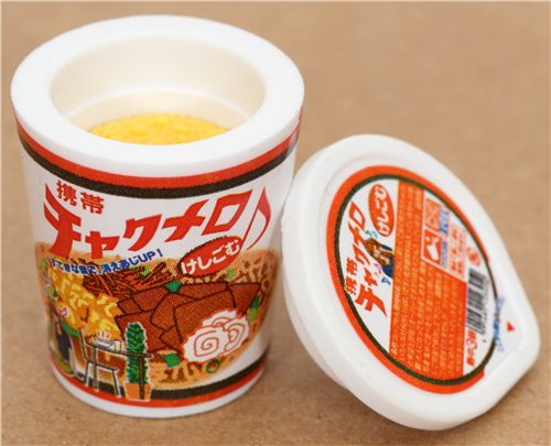 Japanese noodle Cyakumero eraser from Japan by Iwako - Food Eraser ...