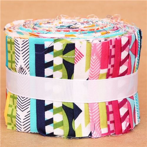 Jelly Roll fabric bundle roll Technicolor Michael Miller 2