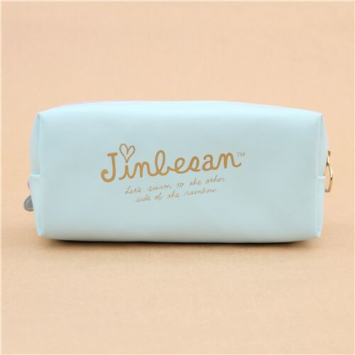 Jinbesan pencil case with Kokujira and Mom by San-X 2