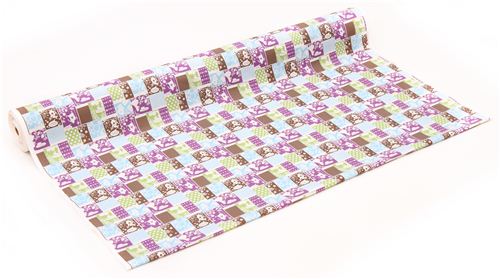 Kokka Alice in Wonderland patchwork silhouette fairy tale fabric from Japan 3