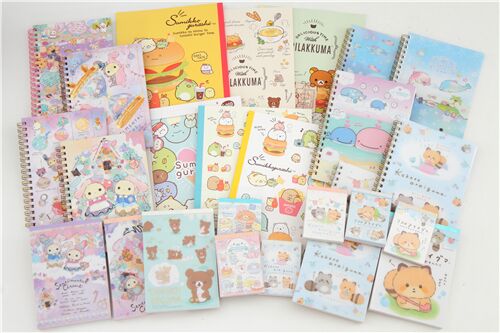 Kokoro Araiguma mini libreta de San-X con mapaches Ashi Araiguma  5