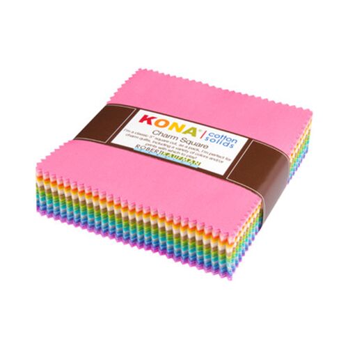Kona Cotton Pastel 101 Robert Kaufman rainbow fabric bundle