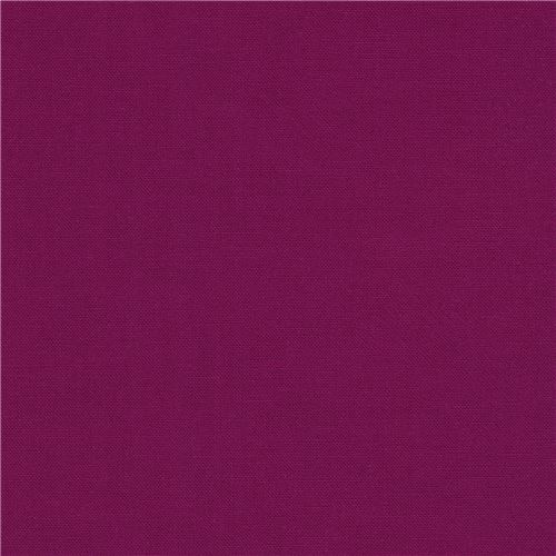 Kona cotton fabric solid berry purple by Robert Kaufman modeS4u