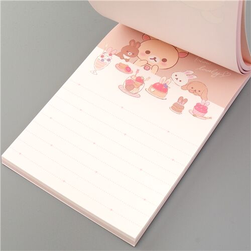 Korilakkuma and milkshake memo pad by San-X - modes4u