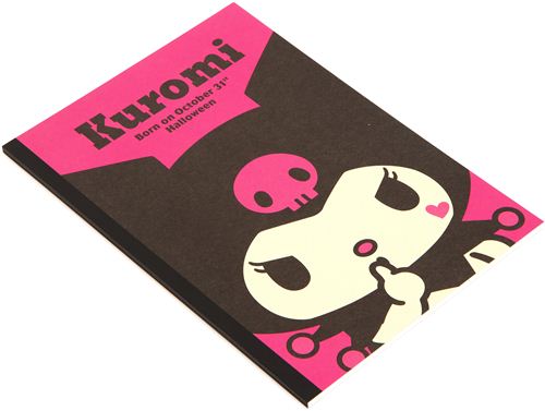 Kuromi Notebook Exercise Book Rabbit Skull Lined Memo Pads Stationery Kawaii Shop ModeS U