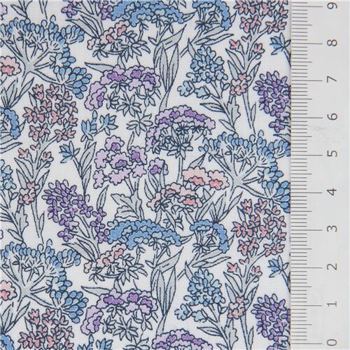 Liberty Fabrics white flower meadow fabric modeS4u