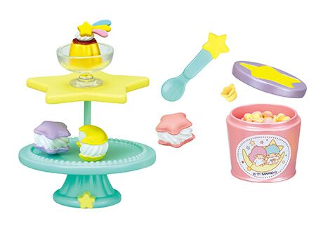 Little Twin Stars Yumekawa Picnic blind box Re-Ment 8 pieces 9