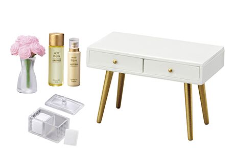Boîte de miniatures Re-ment beauté soins maquillage Makeup Dresser 8 thèmes 9