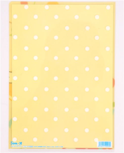 Carpeta plástico archivador A4 foca bebé Mamegoma fresa - Carpetas