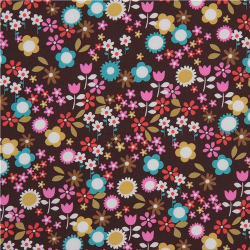 Michael Miller USA designer fabric Elvira Flowers 2