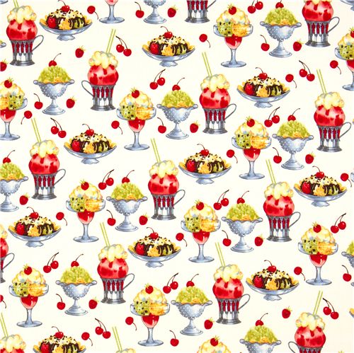 Michael Miller USA designer fabric colourful sundaes 2