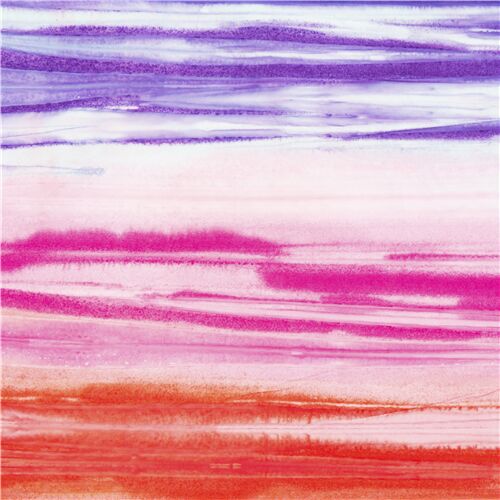 Rainbow Batik Tie Dye Messy Rustic Paint Stripes Fabric by Michael ...