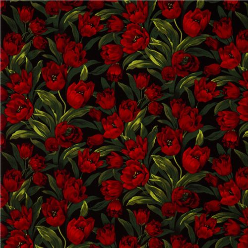 Michael Miller fabric Baby Tulips tulips flower 2