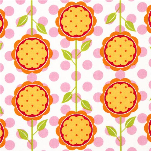 Michael Miller fabric Mod Blooms flowers by Patty Young 1