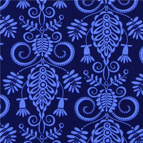 Michael Miller fabric Nite Tonal Doozie flower ornament 1
