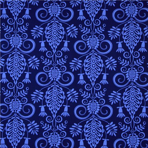 Michael Miller fabric Nite Tonal Doozie flower ornament 2
