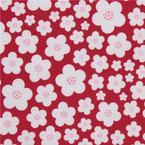 Michael Miller fabric Red Blossoms by Patty Young 2